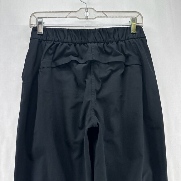 Lululemon Jogger Pants Womens Sz 27 Black Highrise Warpstreme Stretch Activewear - Picture 3 of 9